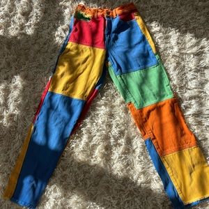Colorblock Pants